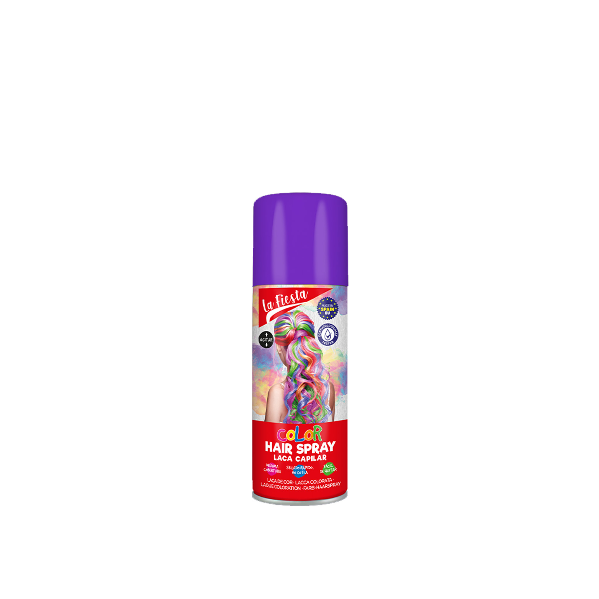 Laca Cabelo La Fiesta Roxo 125ml