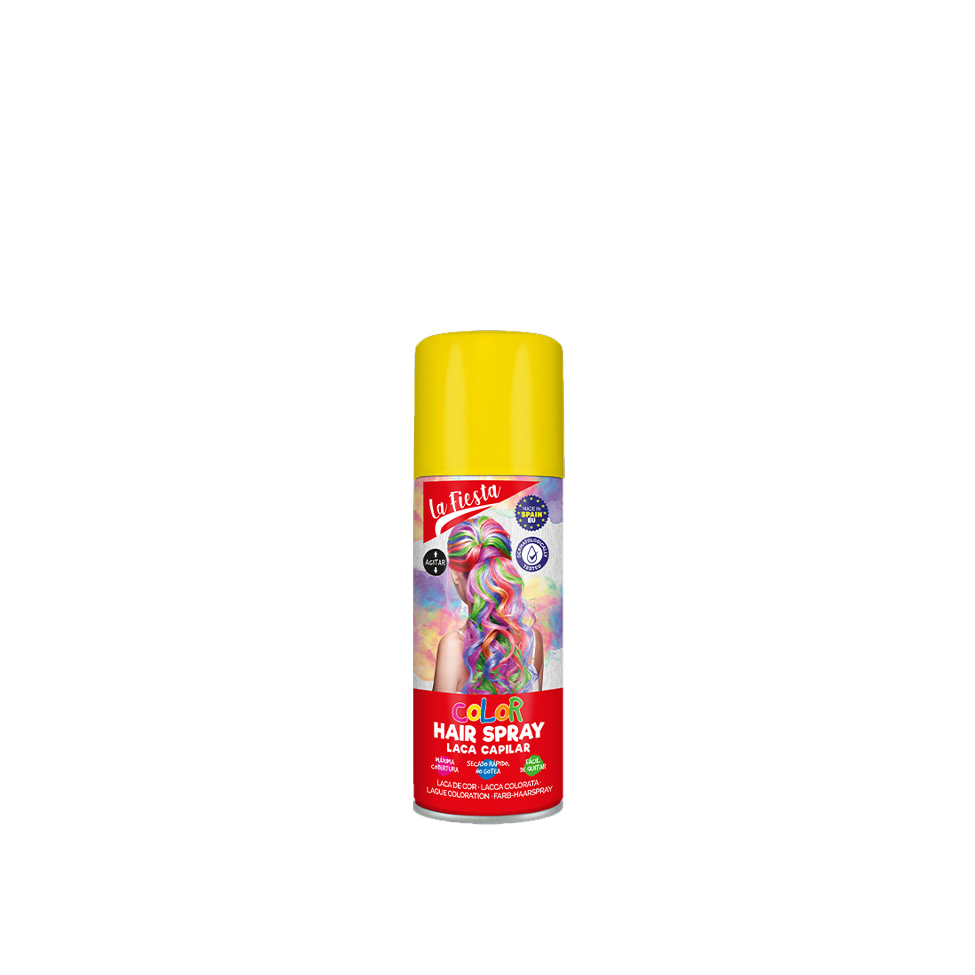 Laca Cabelo La Fiesta Amarelo 125ml