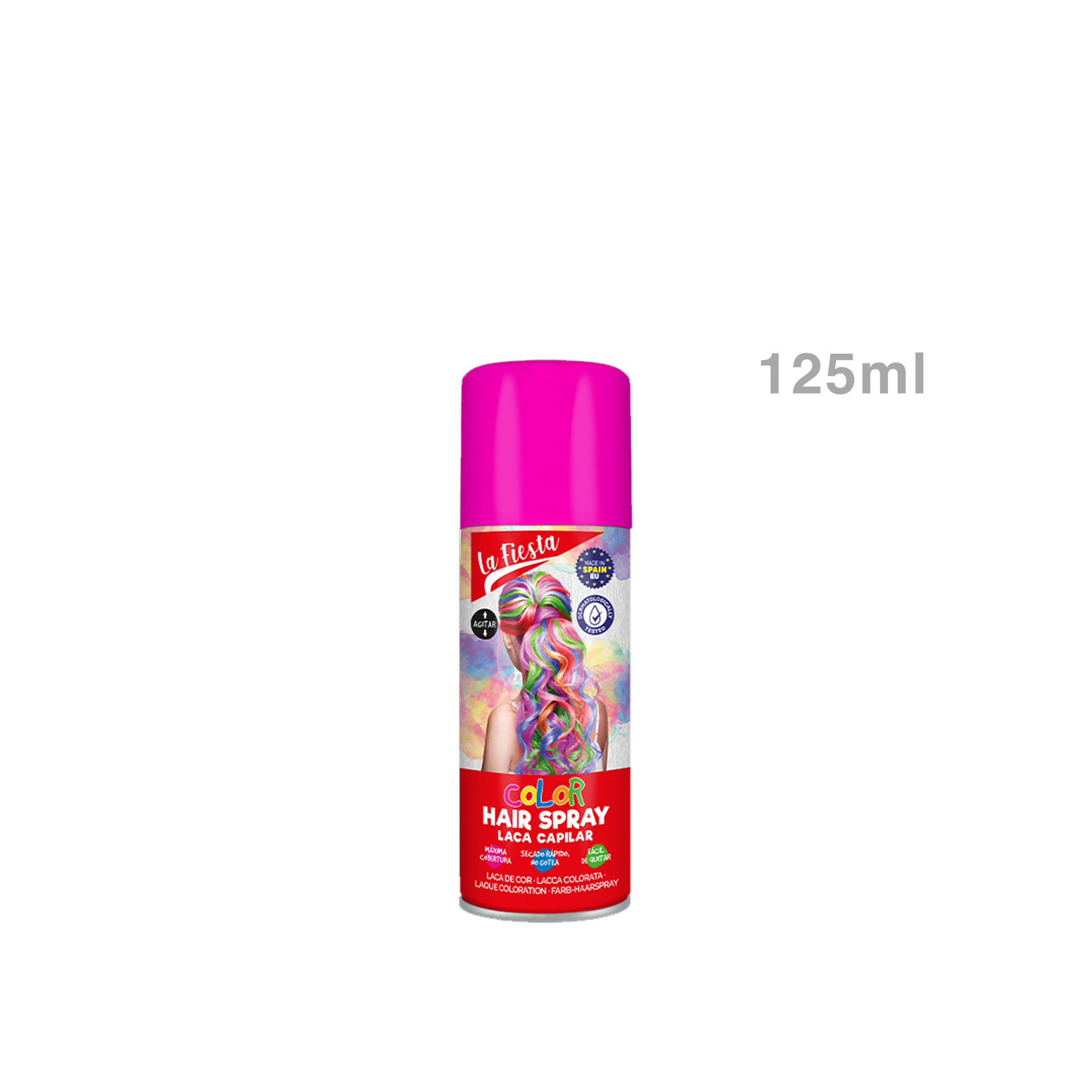 Laca Cabelo La Fiesta Fucsia 125ml