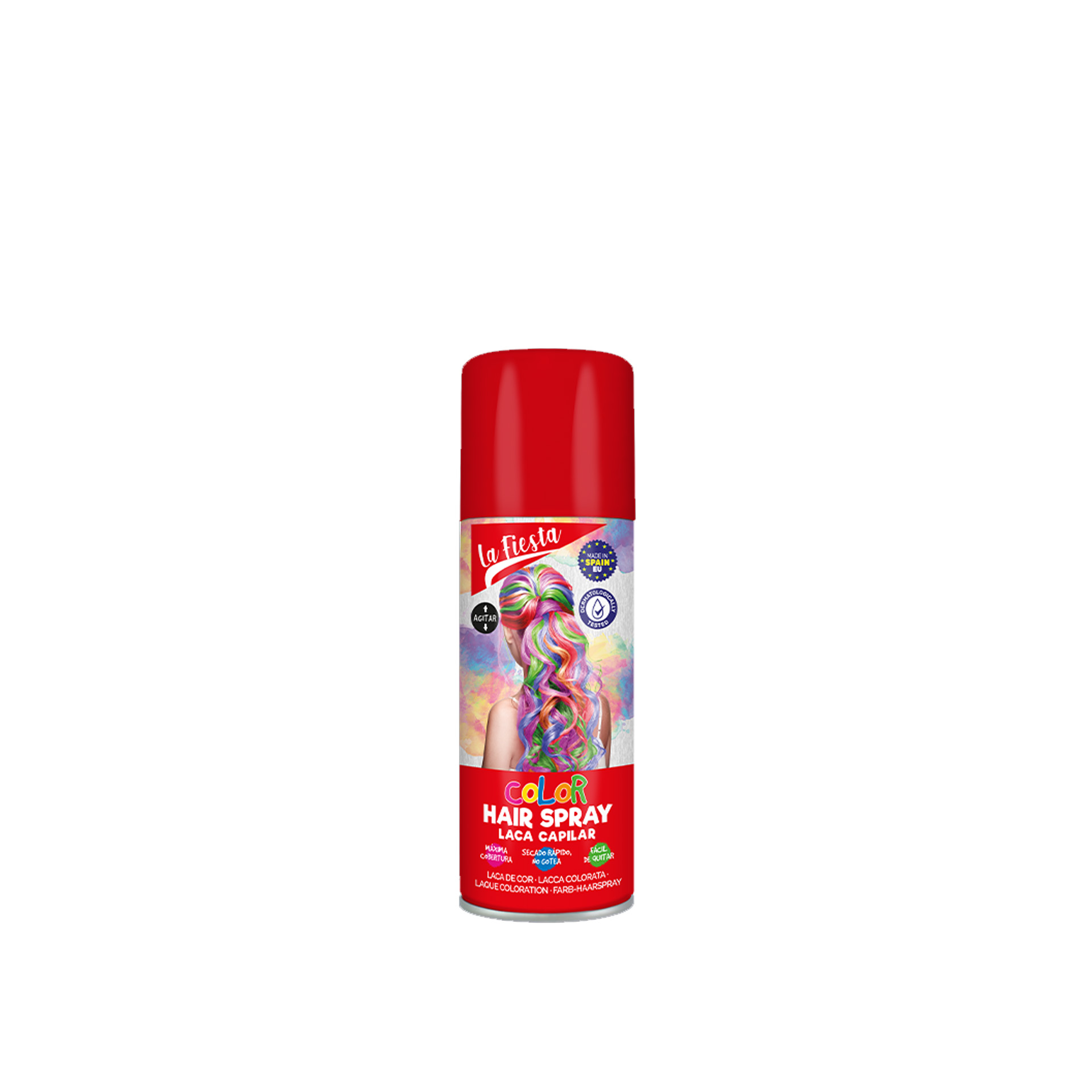 Laca Cabelo La Fiesta Vermelho 125ml