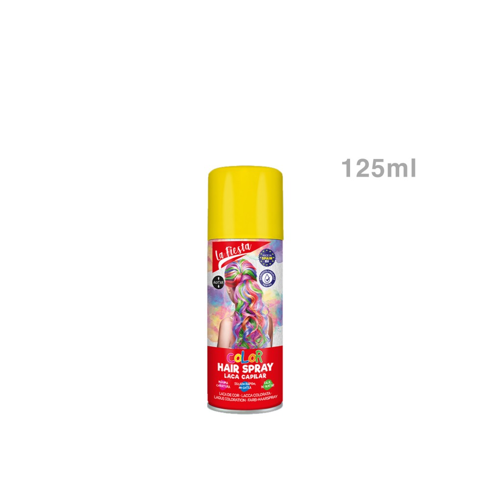 Laca Cabelo La Fiesta Amarelo 125ml
