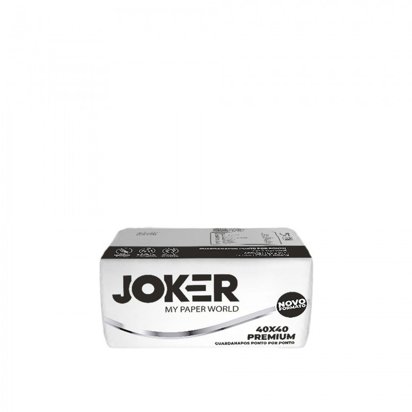 Guardanapo Joker Premium 2 Folhas 40X40cm Pack 25