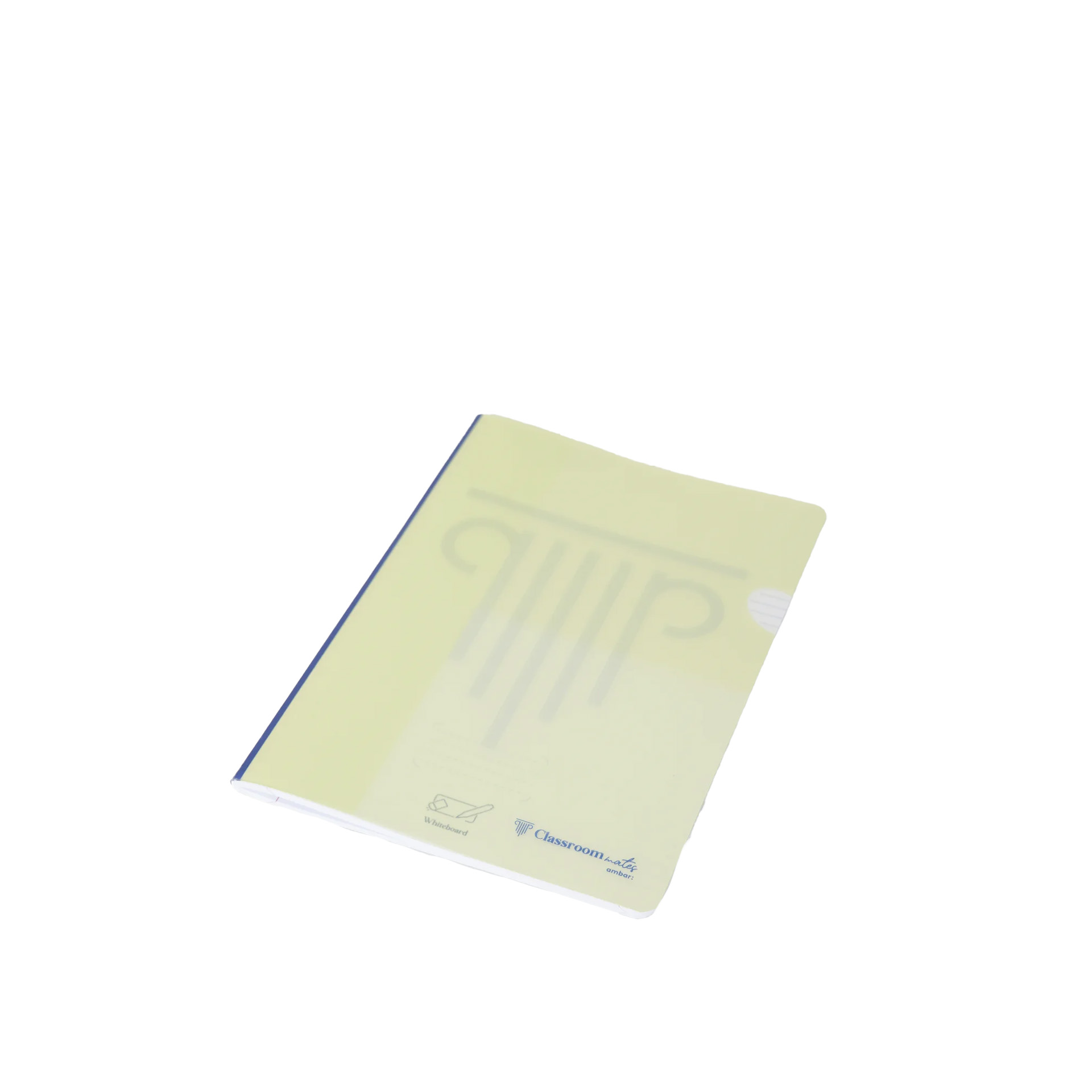 Caderno Agrafado ClassroomMates Capa Plástica Pastel 90gr A4 48 Folhas Pautado