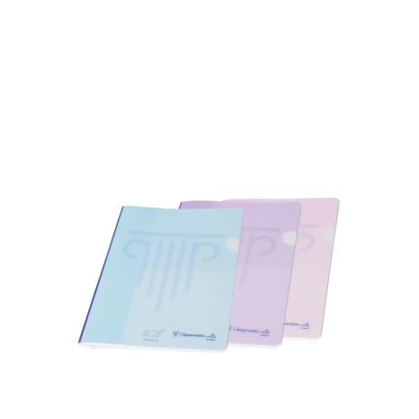 Caderno Agrafado ClassroomMates Capa Plástica Pastel 90gr A4 48 Folhas Pautado - Image product