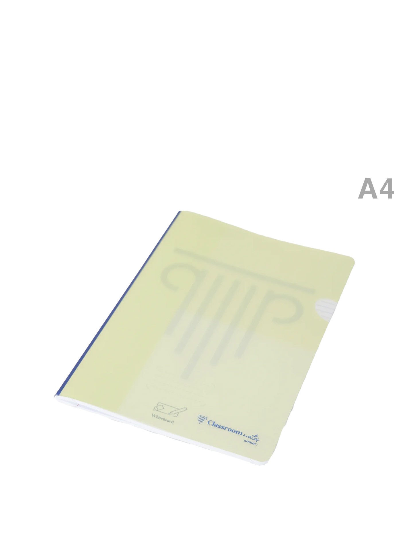 Caderno Agrafado ClassroomMates Capa Plástica Pastel 90gr A4 48 Folhas Pautado