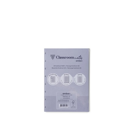 Recarga Caderno Inteligente Ecosmart 100gr A5 50 Folhas Quadriculado - Image product
