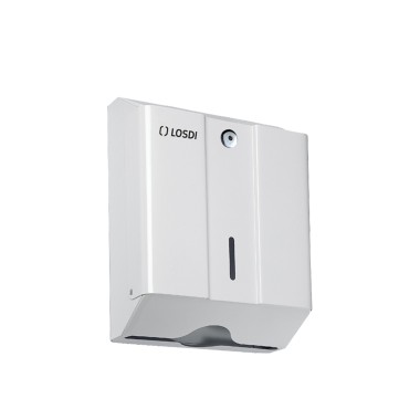 Porta Toalhitas Metal Oceano Branco 26.5X12X33cm