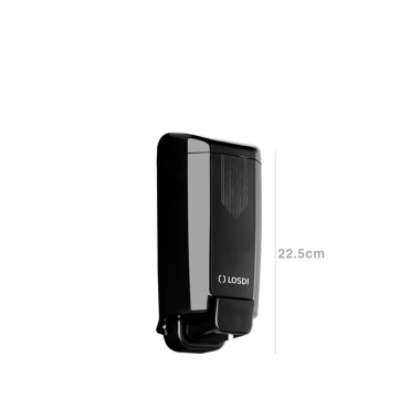 Doseador Sabonete Líquido Abs Sydney Preto 900ml 11.2X9X22.5cm