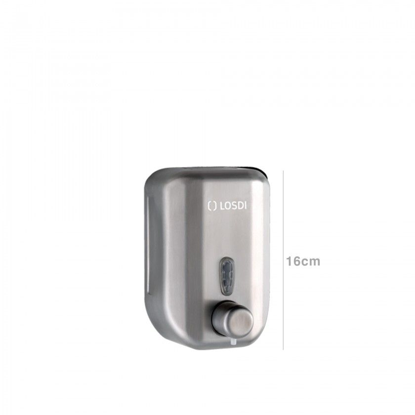 Doseador Sabonete Lquido Inox Elegance 700ml 10.5X9X16cm