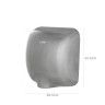 Secador Mos Inox Speed ptico Cinza Satinado 1650W 29.5X17.2X32.5cm