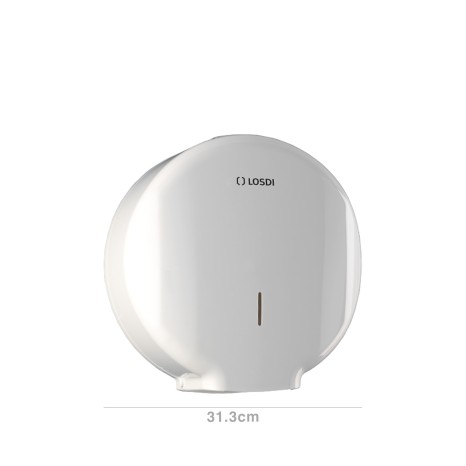 Dispensador Papel Higiénico Abs Jumbo Branco 31.3X13.5cm - Image product