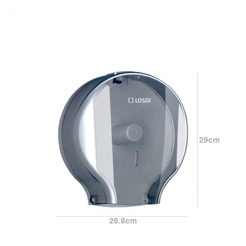 Dispensador Papel Higinico Abs Elegance Fumado 26.8X13X29cm