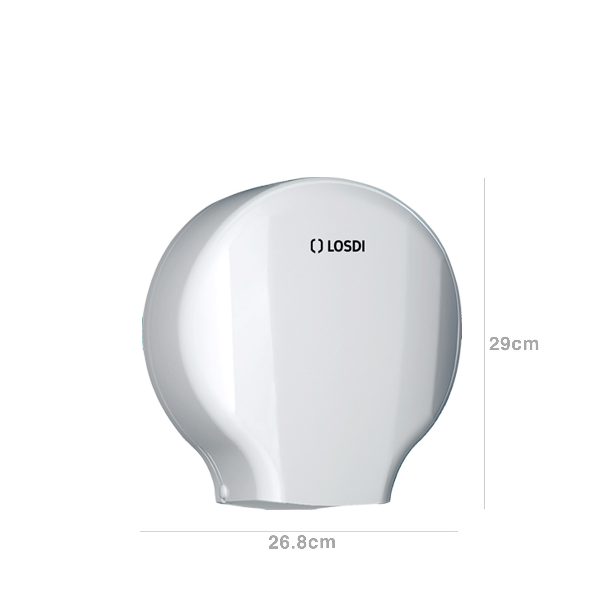 Dispensador Papel Higiénico Abs Elegance 26.8X13X29cm