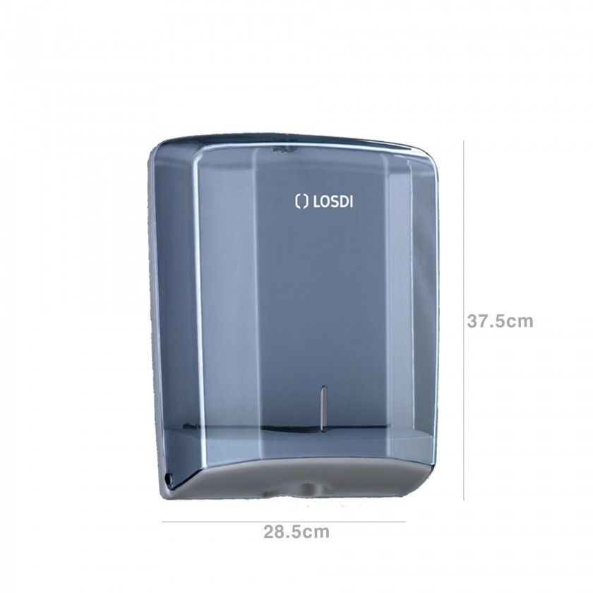 Porta Toalhitas Abs Elegance Fumado 28.5X13.5X37.5cm