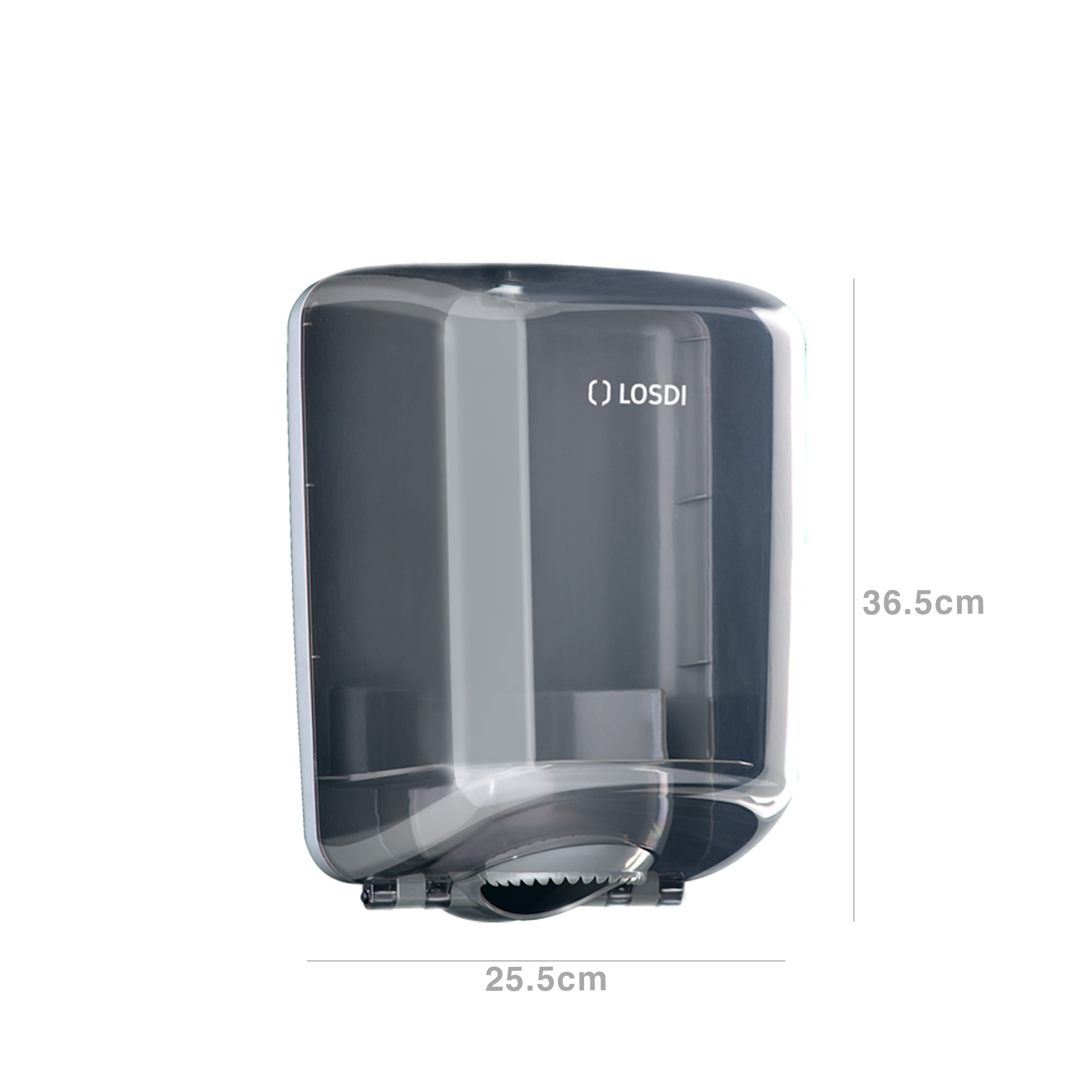 Dispensador Papel Mãos Abs Elegance Fumado 25.5X24X36.5cm