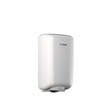Dispensador Papel Mãos Abs Elegance Pequeno Branco 18X17X33.5cm