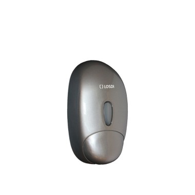 Doseador Sabonete Líquido Abs Paris Cinza 900ml 12.6X10.7X25cm