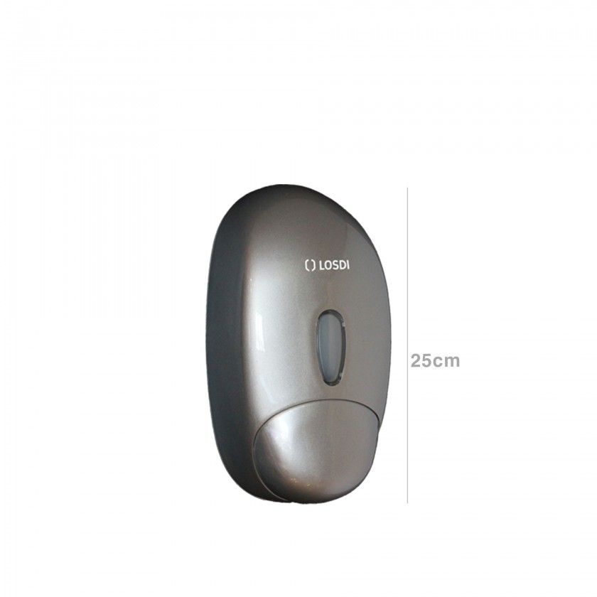 Doseador Sabonete Líquido Abs Paris Cinza 900ml 12.6X10.7X25cm Doseador Sabonete Líquido Abs Paris Cinza 900ml 12.6X10.7X25cm