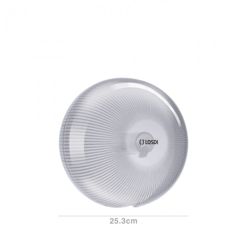 Dispensador Papel Higinico Policarbonato Star Branco 25.3X15cm