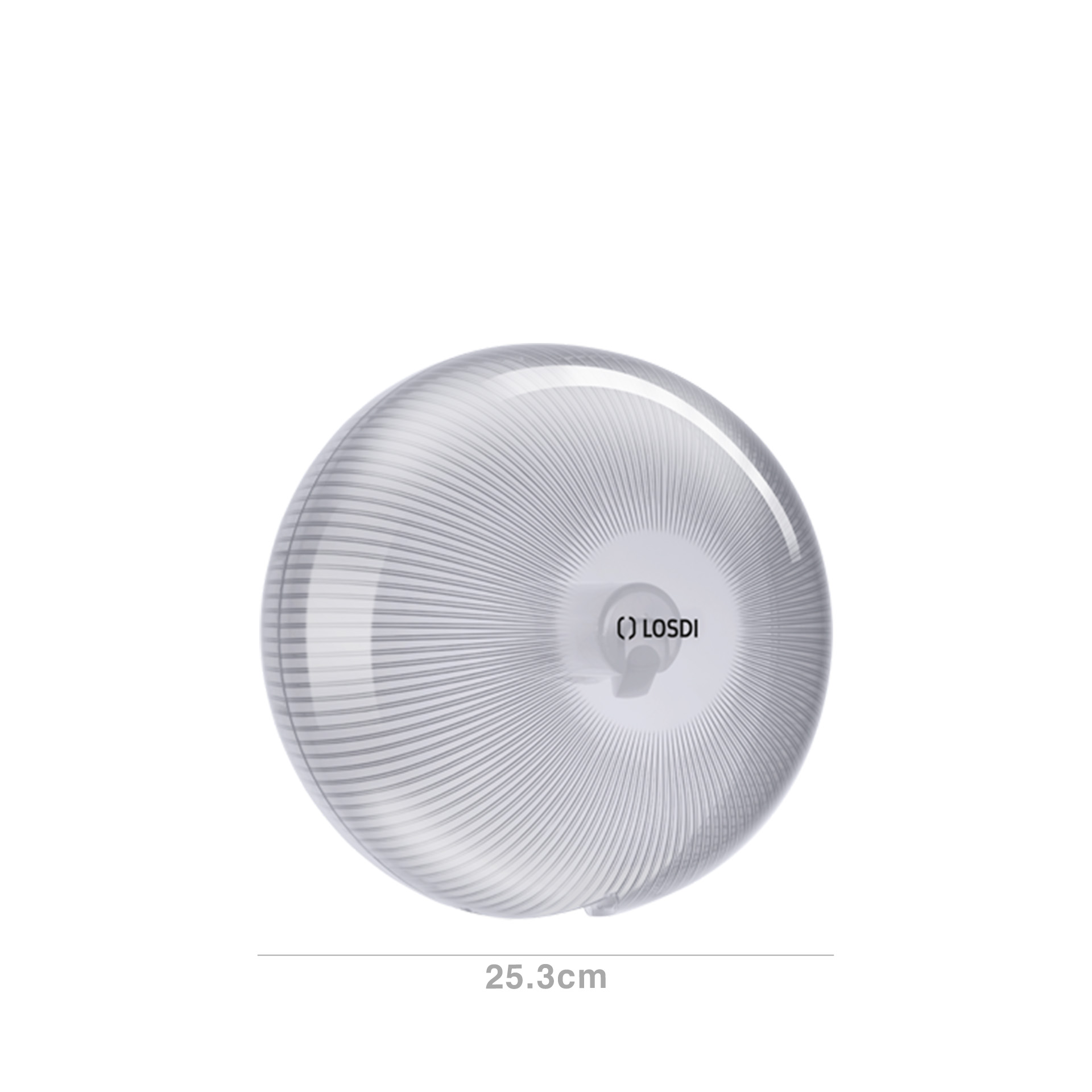 Dispensador Papel Higiénico Policarbonato Star Branco 25.3X15cm