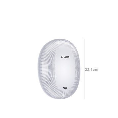 Doseador Sabonete Líquido Policarbonato Star Branco 850ml 15.5X11.7X22.1cm
