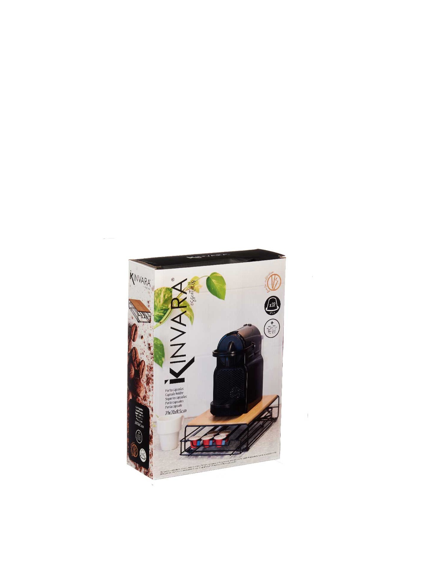 Suporte Metal / Bambu para Cápsulas