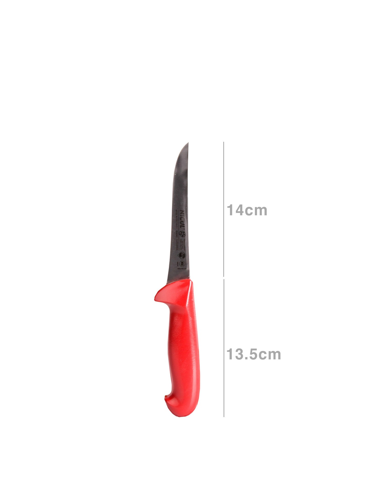 Faca Desossar Prochef Vermelho 14cm