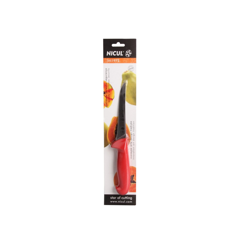 Faca Desossar Prochef Vermelho 14cm