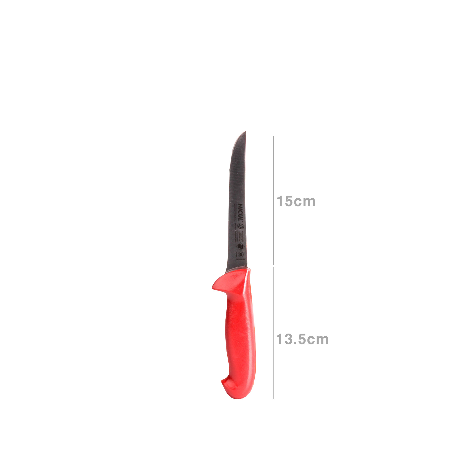 Faca Desossar Prochef Vermelho 15cm