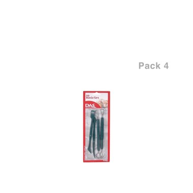 Espátula Modelagem Das Basic Pack 4