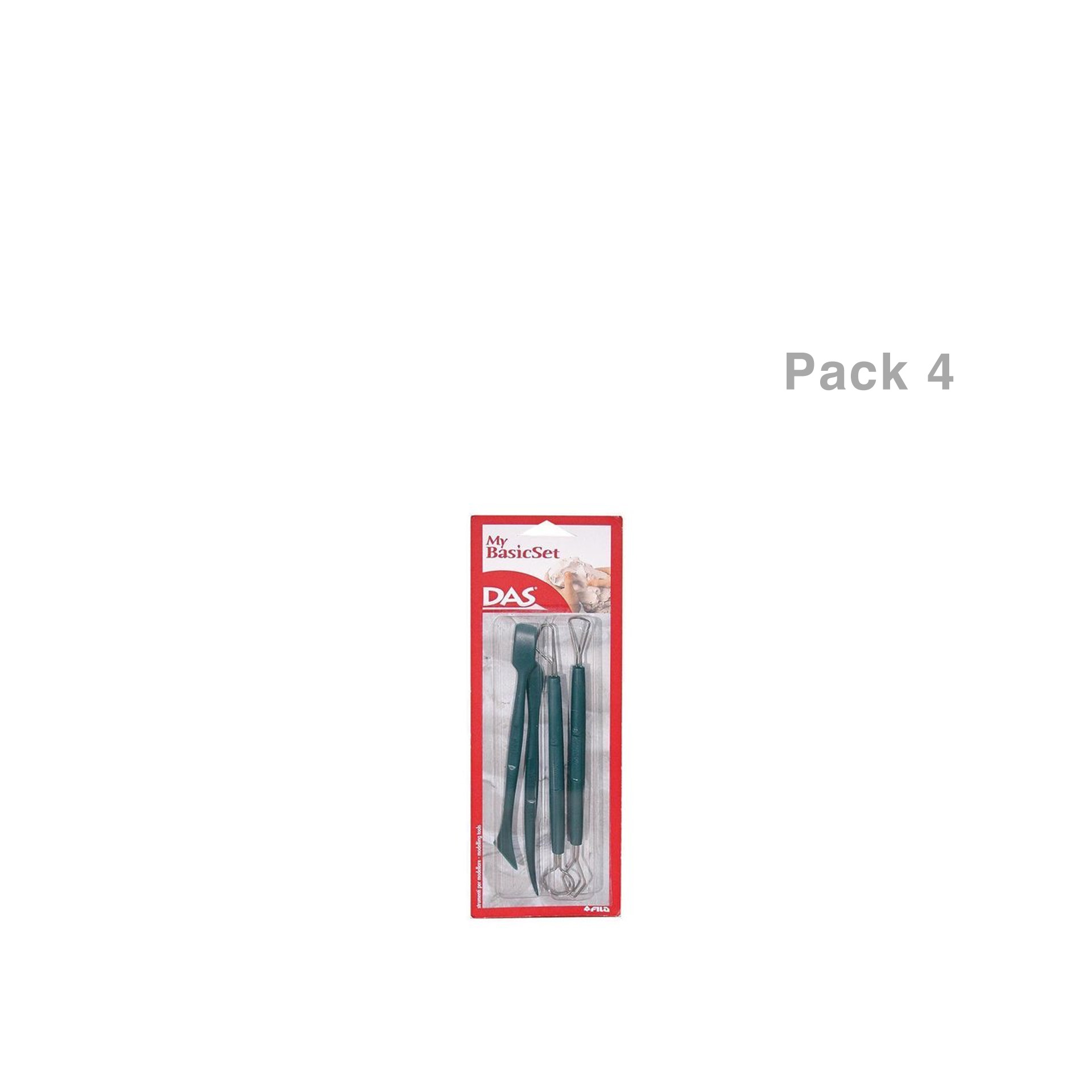 Espátula Modelagem Das Basic Pack 4