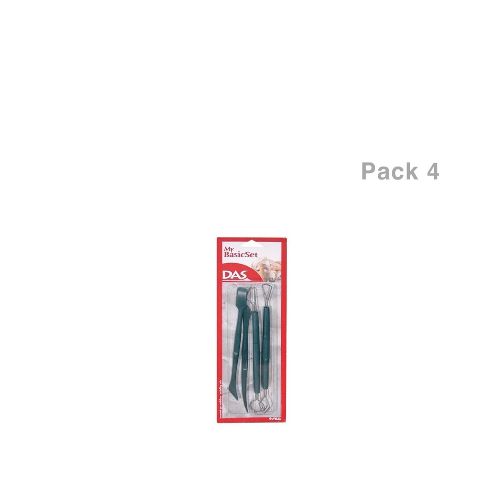 Espátula Modelagem Das Basic Pack 4