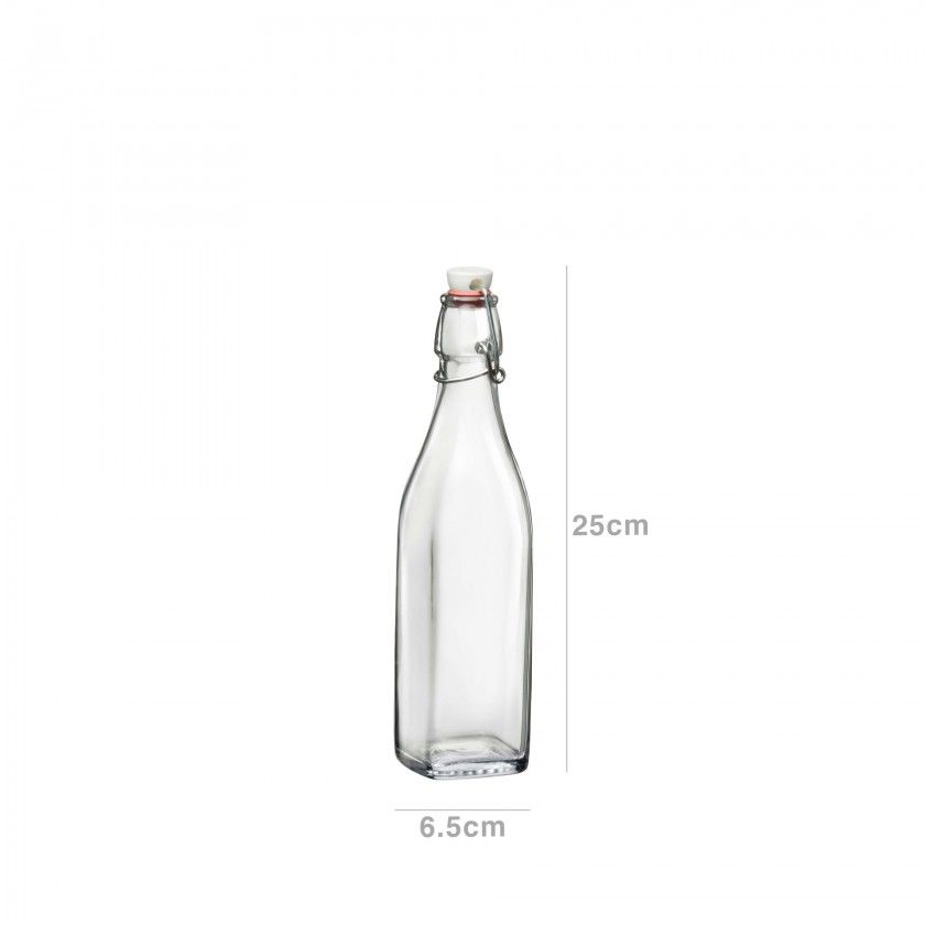 Garrafa Vidro Swing 500ml 6.5X25cm Garrafa Vidro Swing 500ml 6.5X25cm