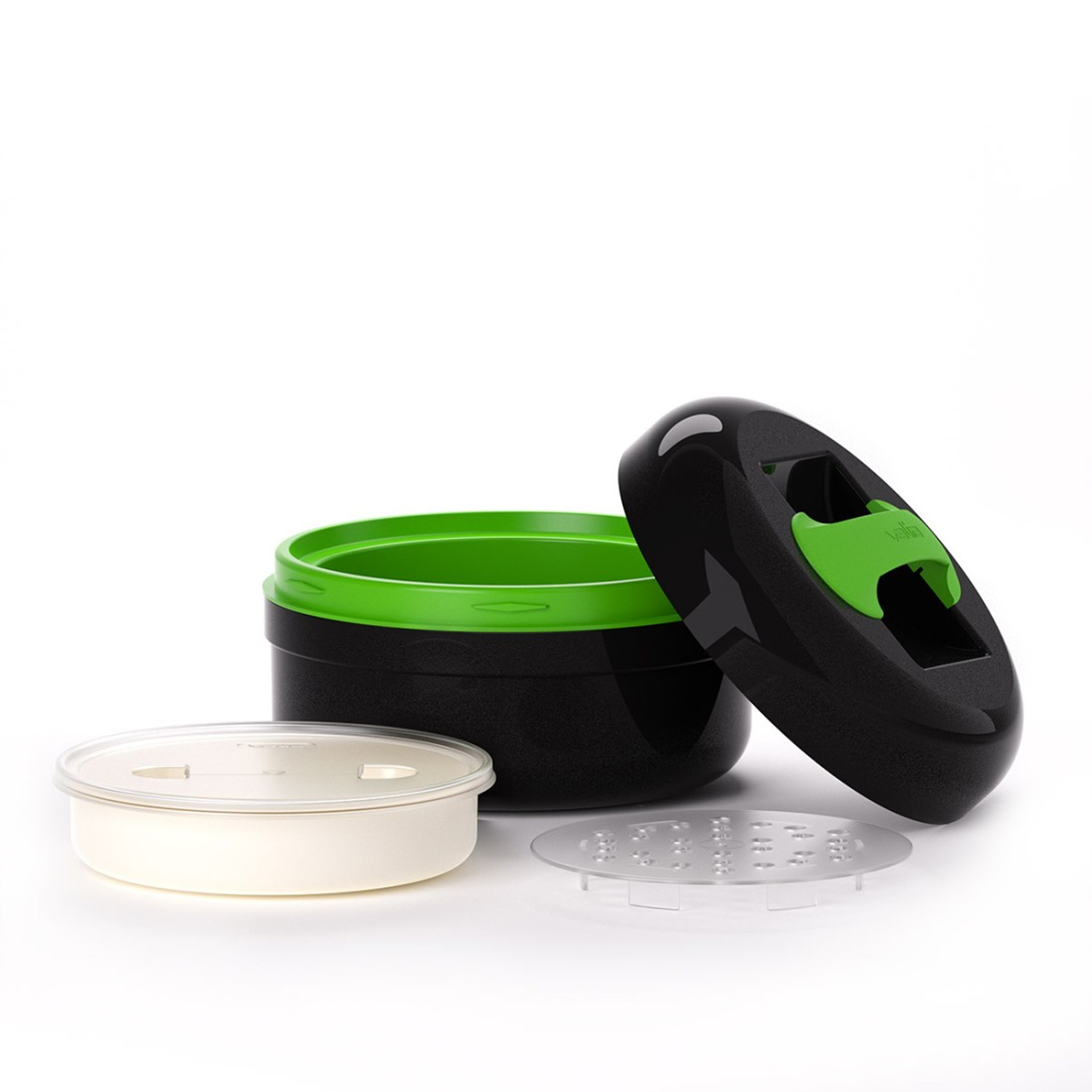 Termo Sólidos Proterm Redonda Preto / Verde 1500ml