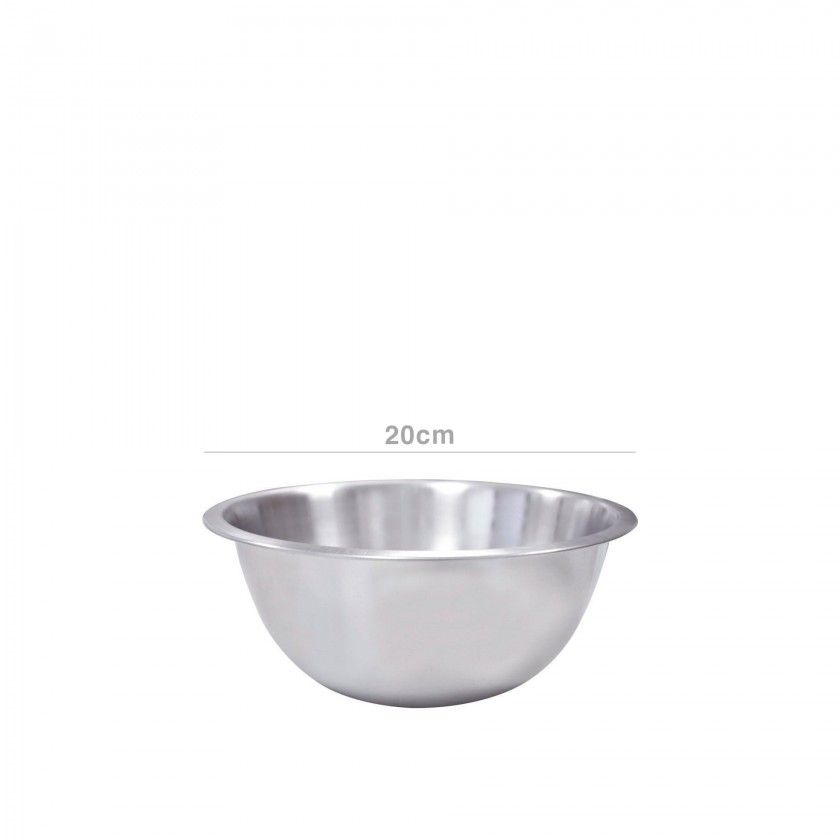 Taça Mistura Inox 20X10cm Taça Mistura Inox 20X10cm