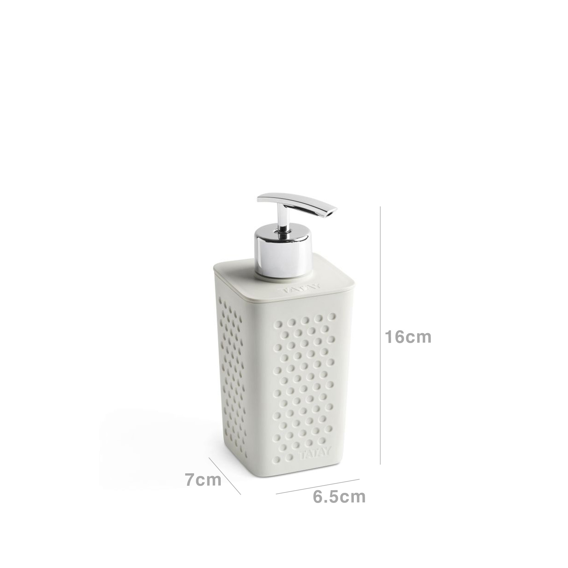 Doseador Sabonete Líquido Bohol Branco 7X6.5X16cm