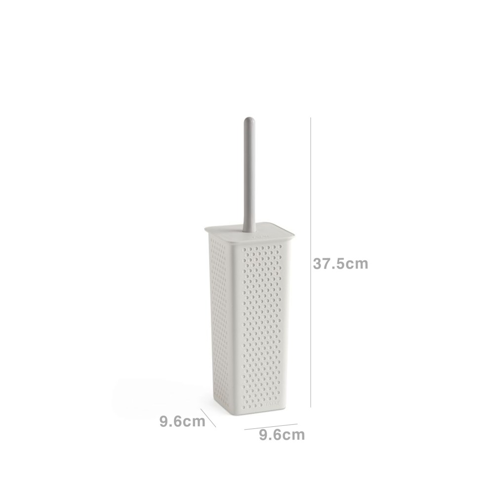 Escovilh�o Wc Bohol Quadrado 9.6X9.6X37.5cm