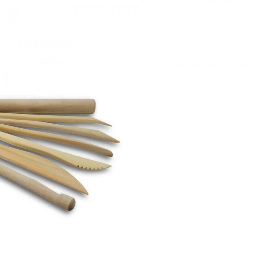 Espátula Modelagem Madeira Das Pack 7 Espátula Modelagem Madeira Das Pack 7