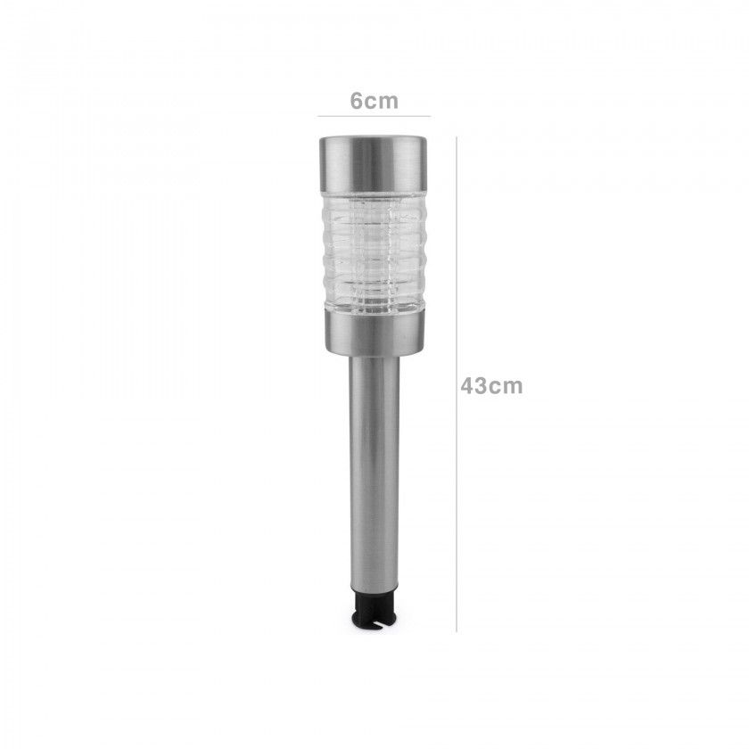Lâmpada Solar Led Antorcha 6X43cm Lâmpada Solar Led Antorcha 6X43cm