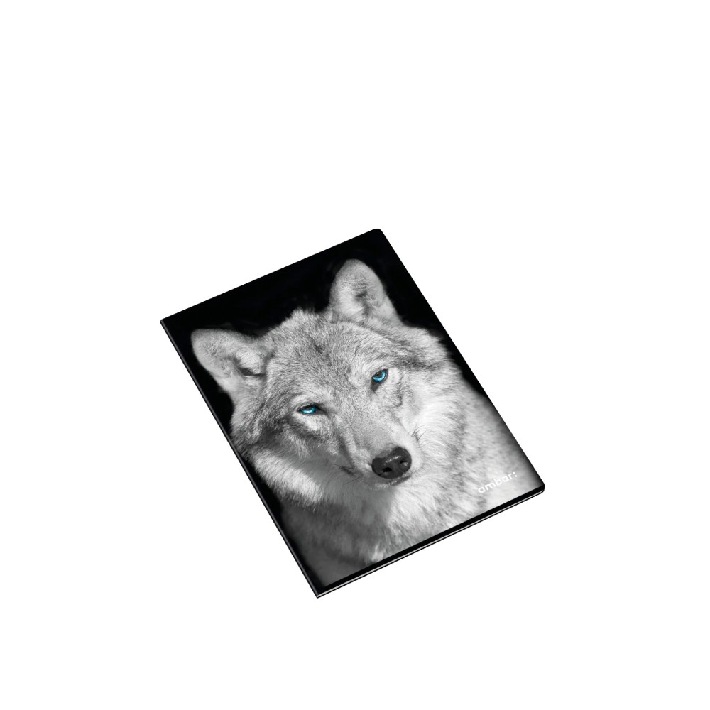 Caderno Agrafado School Wild Animal 90gr A4 48 Folhas Pautado