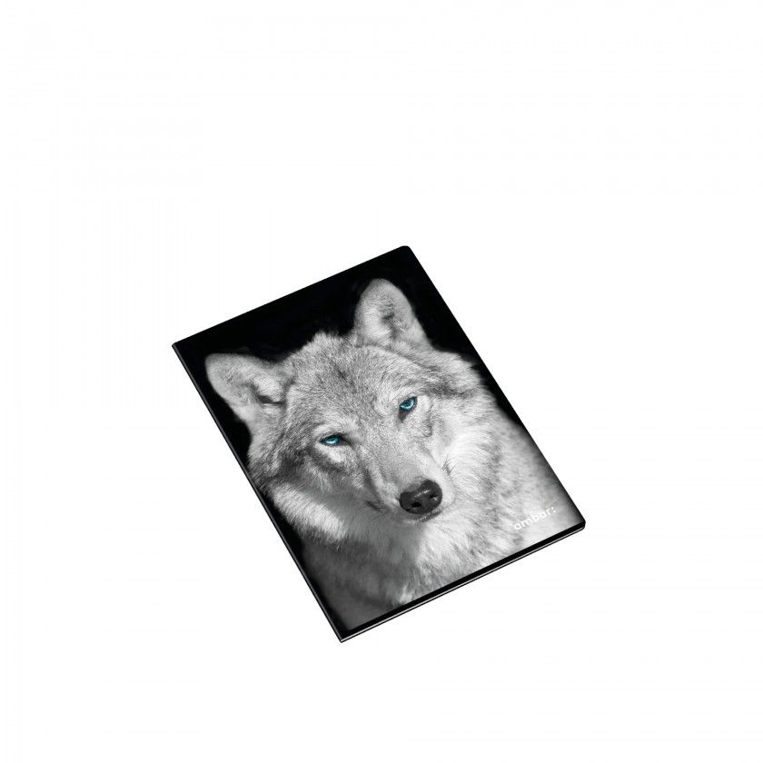 Caderno Agrafado School Wild Animal 90gr A4 48 Folhas Pautado