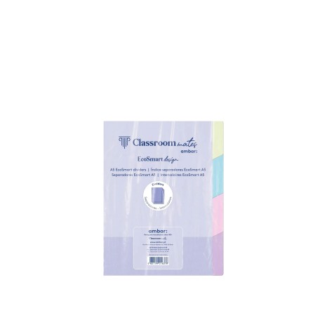 Separadores Caderno Inteligente Ecosmart 4 P�ginas A5 - Image product