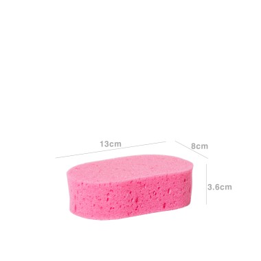 Esponja Banho Sayma Oval 13X8X3.6cm Pack 3