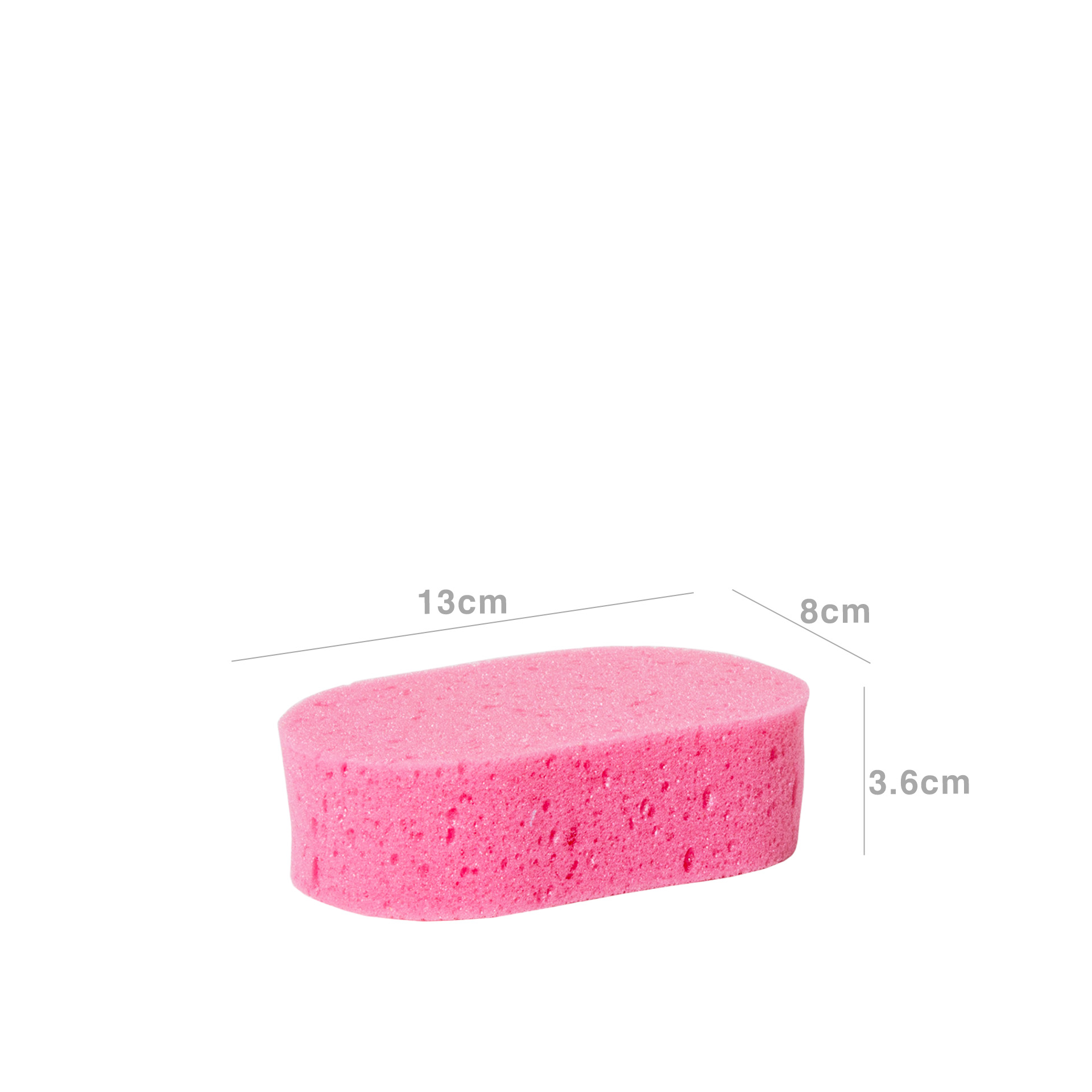 Esponja Banho Sayma Oval 13X8X3.6cm Pack 3