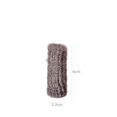 Esfregão Palha Aço Redondo 3.2X6cm Pack 6