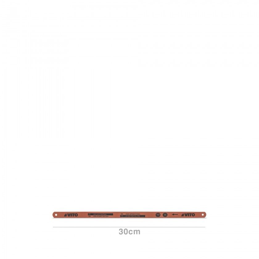 Folha Serra para Ferro Hss Aço 30cm Pack 3 Folha Serra para Ferro Hss Aço 30cm Pack 3