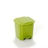Balde Lixo Plstico New com Pedal Verde 6000ml 22X24X21cm