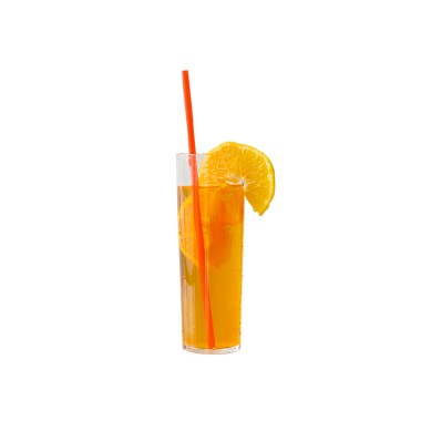 Copo Tubo Polipropileno Classic Transparente 220ml 5X15cm