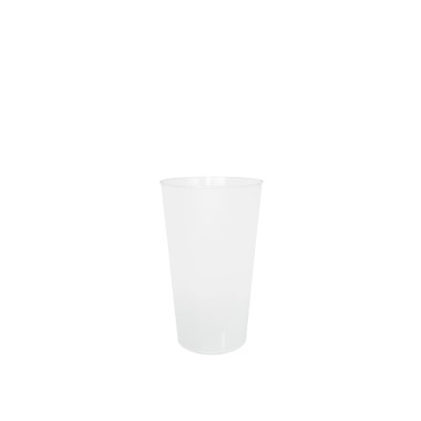 Copo Male�vel Polipropileno Reuse Opaco 330ml 7.3X11.8cm