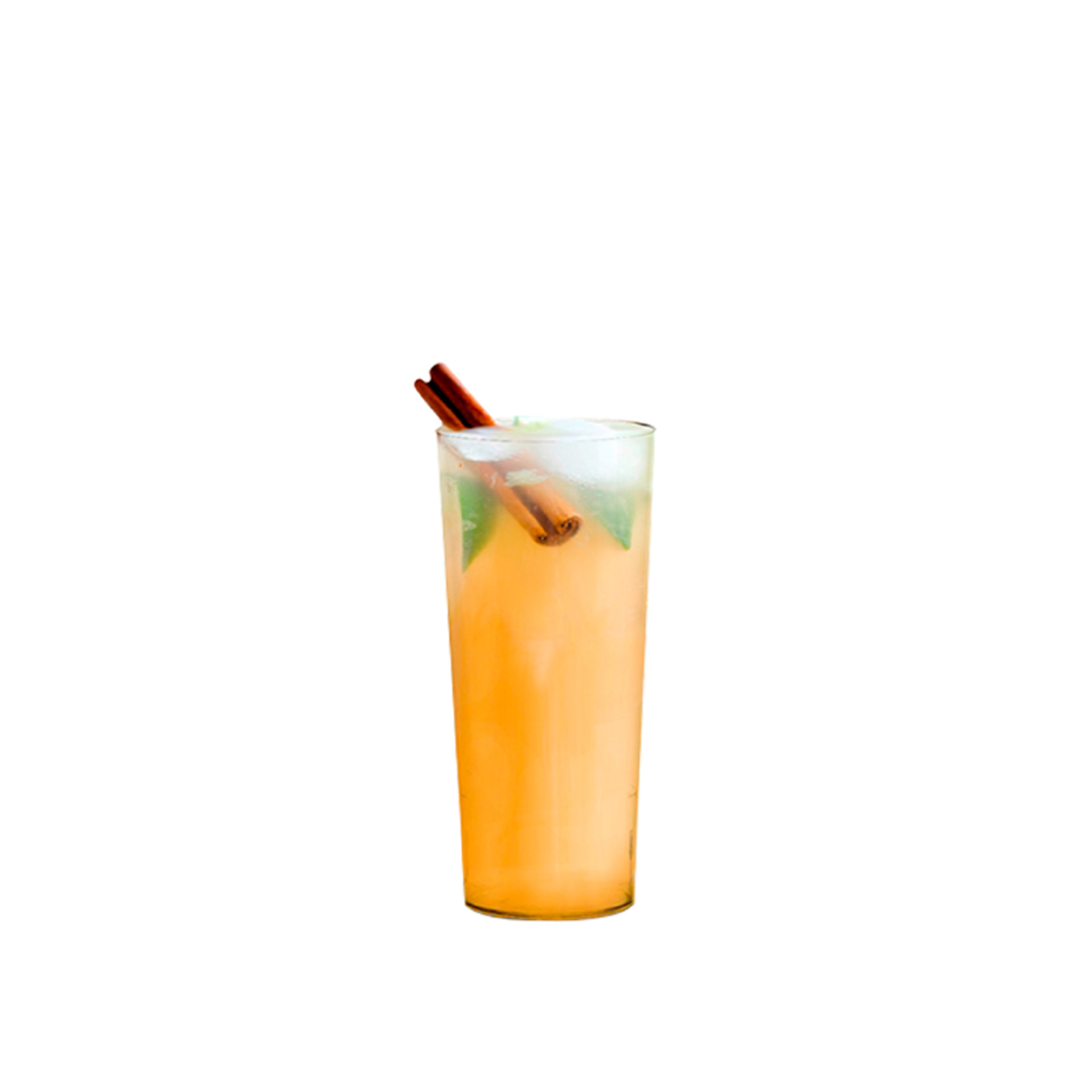 Copo Tubo Polipropileno Summer Transparente 320ml 6X15.4cm